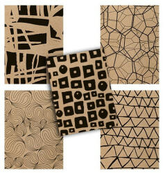 Patria Füzet pd nagyalakú 40 lapos kockás ECO Woodland vegyes - papir-bolt