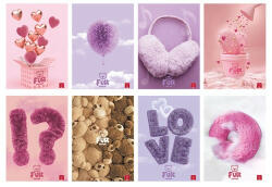 Pigna Füzet Pigna Fur Passion A/4 tűzött 50 lapos kockás (02326175M) - papir-bolt