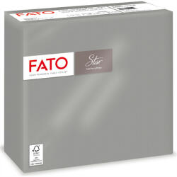 FATO Szalvéta 2 rétegű 38 x 38 cm 40 lap/cs Fato Star szürke_82991900 (82991900) - bestoffice
