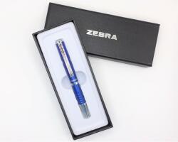Zebra széthúzható golyóstoll, SL-F1 0, 7 metál kék, kék betéttel