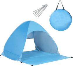 Pop Up Strand sátor önállóan összecsukható - UV ablakkal - 110x140x115cm (lepedos-strand-sator)
