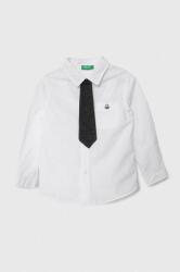 United Colors of Benetton gyerek ing pamutból fehér - fehér 82 - answear - 8 385 Ft
