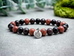 R. M. ékszer Gyökér csakra medálos ásvány karkötő (19292RM15)