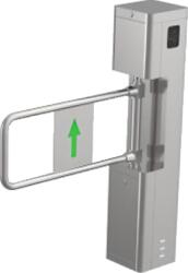 HikVision Jobb oldali nyílókapu, MiFare kártya, fém kar, szalagszélesség 900 mm - HIKVISION (DS-K3BC411X-RS-M-Dp90)