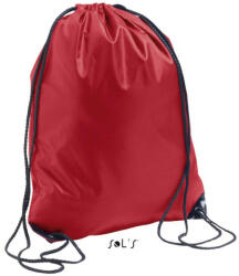 SOL’S URBAN poliészter tornazsák-hátizsák, mindennapos használatra SO70600, Red-U