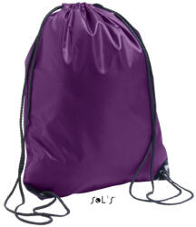 SOL’S URBAN poliészter tornazsák-hátizsák, mindennapos használatra SO70600, Purple-U