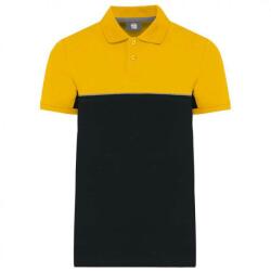 Designed To Work Tricou polo unisex, WK210 Two-Tone, black/yellow (wk210bl/ye)