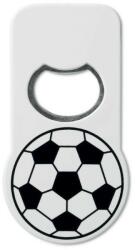  Desfacator de sticle imprimeu fotbal si magnet, 9.5x5x0.5cm (3662)