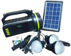  Lanterna solara cu 3 becuri cl18, radio, mp3, boxa bluetooth, lampa (cl18GD2000)