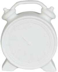 Clayre & Eef Lampa de veghe ceramica alba model ceas 10x6x13 cm led (CC6LMP326) - storel
