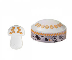 Tumama Lampa de veghe pentru copii si bebelusi, cu sunete si variatii de culori, control telecomanda, tumama , alb (TM199)