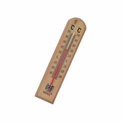  Termometru decorativ, model simplu, 50 grade c, 120 grade f, 19 x 4 cm, galben (3144)