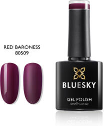 Bluesky 80509 Red Baroness csillogó bordó shimmeres tartós géllakk