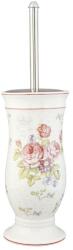 Clayre and Eef Perie toaleta ceramica alba roses 12x26 cm (62821)