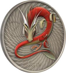 Lithuanian Mint Dragon - 1 Oz - Monedă De Colecție Din Argint