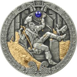 Lithuanian Mint Comoara aztecă - 2 Oz - Monedă de colecție din argint