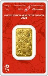 Heraeus Metals Germany GmbH & Co. KG Argor-Heraeus "Dragon" - 10g - carte de aur pentru investiții