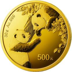 China Mint Panda 30 g ( 2023 ) - monedă de aur pentru investiții Moneda
