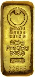 Münze Österreich 500g - Lingou de aur pentru investiții Moneda