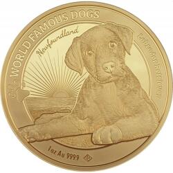 LEV (Leipziger Edelmetall Verarbeitung) Rase de câini din lume: Labrador (2023) 1 Oz - monedă de aur pentru investiții Moneda