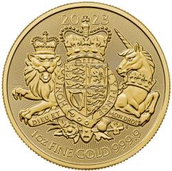 Royal Mint Royal Arms 2023 - 1 Oz - Monedă de aur Moneda