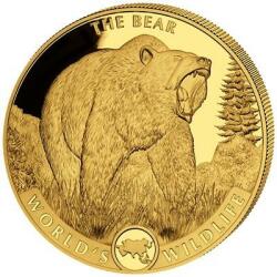 LEV (Leipziger Edelmetall Verarbeitung) Ursul - 5 Oz - Monedă de colecție din aur Moneda