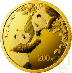 China Mint Panda 15 g ( 2023 ) - monedă de aur pentru investiții