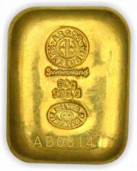 Argor Heraeus SA - Switzerland Argor Heraeus Cast 50g - Lingou de aur pentru investiții Moneda