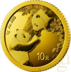 China Mint Panda 1 g ( 2023 ) - monedă de aur pentru investiții Moneda