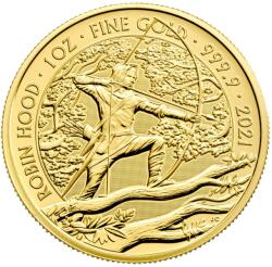 Royal Mint Mituri și legende - Robin Hood - 1 Oz - Monedă de aur Moneda