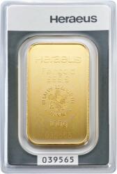Argor Heraeus SA - Switzerland Heraeus 100g - Lingou de aur pentru investiții