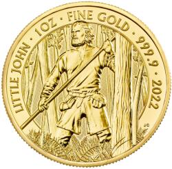 Royal Mint Mituri și legende - Little John - 1 Oz - Monedă de aur Moneda