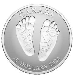Royal Canadian Mint Bun Venit Pe Lume " 2024 - Moneda Cadou Din Argint De 1/2 Oz