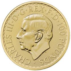 Royal Mint Monedă de aur Britannia 1 oz (2023) KCIII. - Monedă de aur pentru investiții