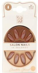 Sosu by SJ Set unghii false - Sosu by SJ Salon Nails In Seconds Chocolate Glazed 24 buc