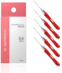 SYMBIORAL Perie interdentară, 0, 6 mm - Symbioral Interdental Brush ISO 0 5 buc