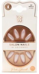 Sosu by SJ Set unghii false - Sosu by SJ Salon Nails In Seconds Pink Glazed 24 buc