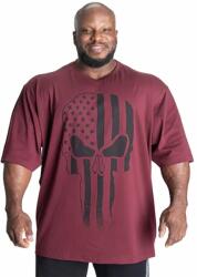 Better Bodies - Skull Union Iron Tee - Maroon - Férfi Póló - Bordó