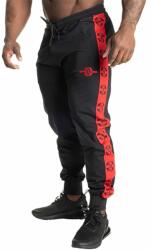 Better Bodies - Bronx Track Pants - Black/red - Férfi Nadrág - Fekete/piros