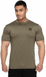 Better Bodies - Essex Strpie Tee - Washed Green Melange - Férfi Póló - Mosott Zöld