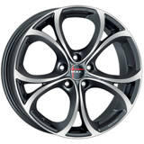 Mak LARIO Gunmetal Polírozott 5/110 18x8 ET34 65, 1 - nyarigumi
