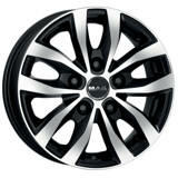 Mak LOAD 5 Fényes fekete Polírozott 5/118 16x6, 5 ET55 71, 1 - teligumi