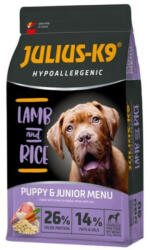 Julius-K9 Puppy-Junior hipoallergén bárány & rizs száraz kutyatáp 12KG