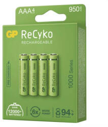 GP Batteries GP AAA ReCyko 950 mAh, reîncărcabilă (HR03) , 4 buc (1032124090) Baterie reincarcabila