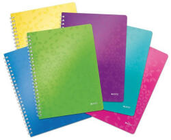 Leitz Notebook WOW A4, PP, linie, alb (46370001)