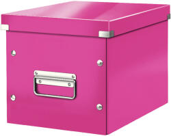 Leitz Click&Store négyzet alakú doboz, M méret (A5), rózsaszínű (61090023)