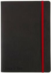 Oxford - papírnictví OXFORD Black n´ Red Journal A5, vonalas, rugalmas borító - 72 lap (400051204)