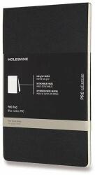 Moleskine Professional L, vonalas, fekete (PROPAD3BK)