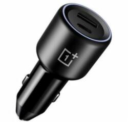OnePlus autós töltő USB-A - USB-C aljzat (5V/3A, 80W, PD gyorstöltő) fekete (5411100003)