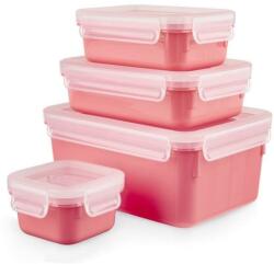 Tefal Tefal - Élelmiszertartó készlet 4 db MSEAL COLOR rózsaszín GS0299 (GS0299)